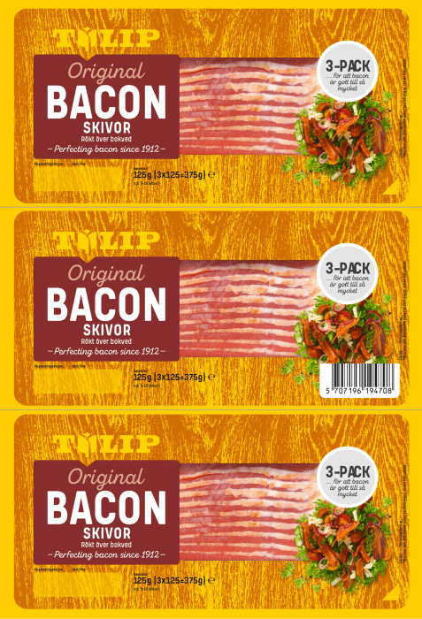 Bacon Original Skivor