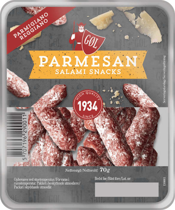 Salami Snacks Parmesan