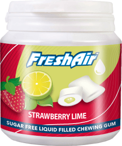 Tuggummi Strawberry & Lime