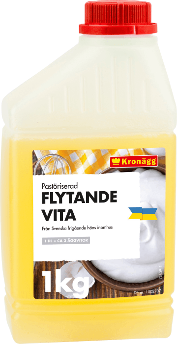 Äggvita Pastöriserad flytande