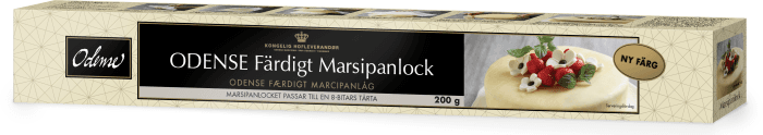 Färdigt Marsipanlock Vitt