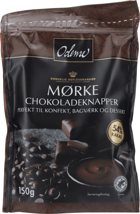 Mörka Chokladknappar 54%