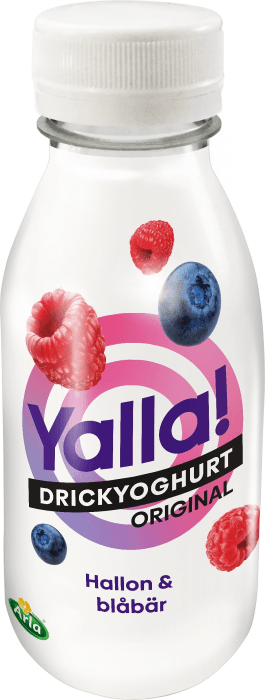 Drickyoghurt Hallon & Blåbär 0,5%
