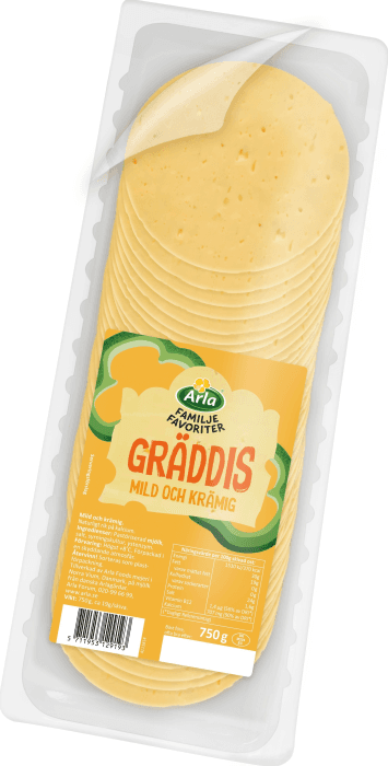 Gräddis 30% Familjefavoriter Skivad Ost