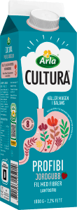 Cultura® Filmjölk Jordgubb Laktosfri 2.2%