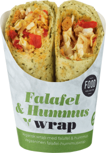 Wrap Falafel och Hummus