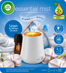 Luftfräschare StartKit Linen/White Orchid