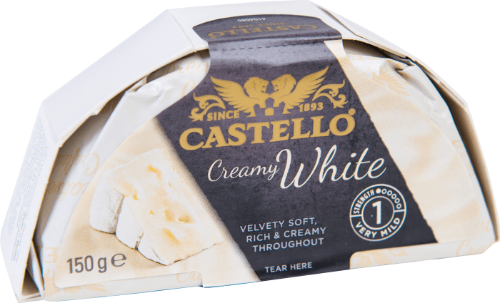 Vitmögelost Creamy White 39%