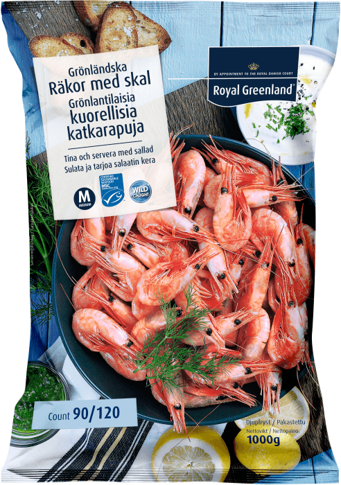 Räkor 90/120 Fryst