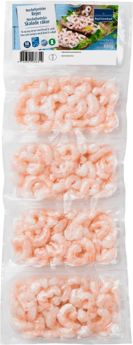 Skalade Räkor i Kedjepack Fryst MSC 4x100g