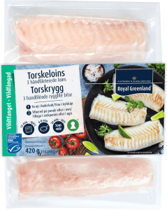 fryst Torskryggfilé