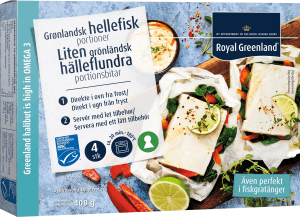 Portionsbitar av Hälleflundra Fryst MSC 4x100g