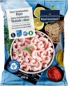 Stora Grönländska Skalade räkor