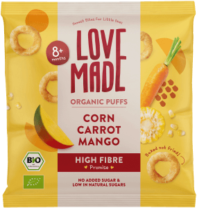 Corn, Carrot & Mango Rings 8M EKO