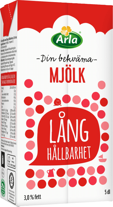 Standardmjölk Lång Hållbarhet 3%