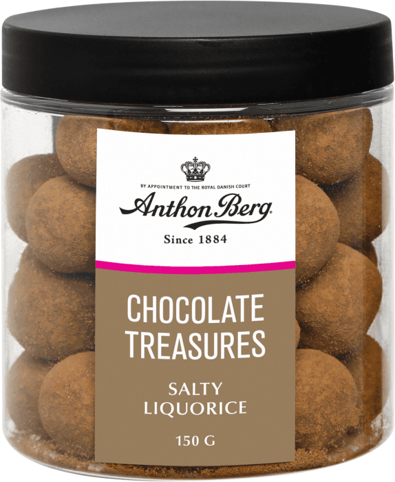 Chokladdragéer Salt Lakrits