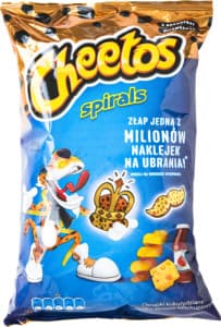 Cheetos med Ost & Ketchupsmak Frito Lay