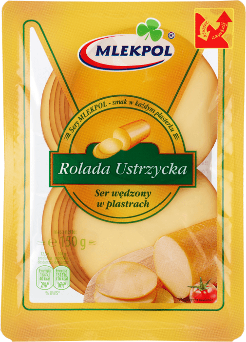 Rolada Ustzycka Skivad Rökt Ost