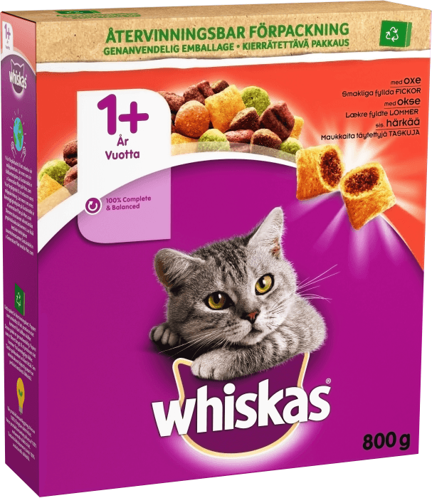 Kattmat Biff Adult
