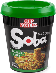 Nudlar i kopp Soba Teriyaki