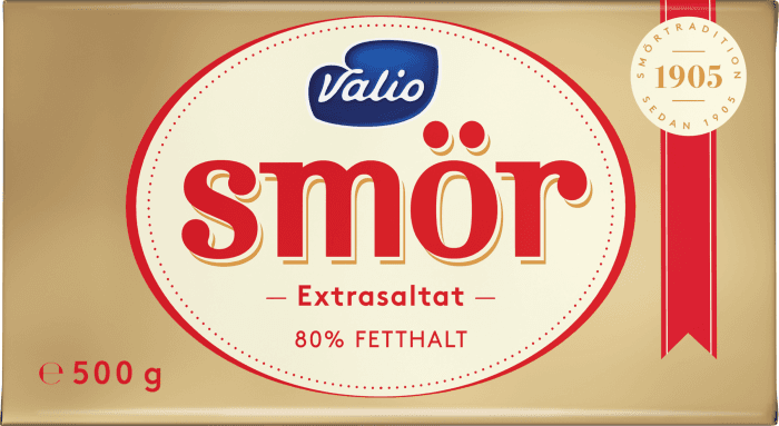 Smör Extrasaltat 80%