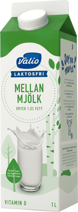 Mellanmjölk Laktosfri 1,5%