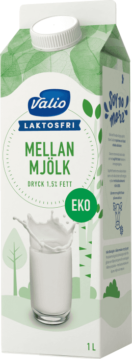 Mellanmjölk Laktosfri 1,5%