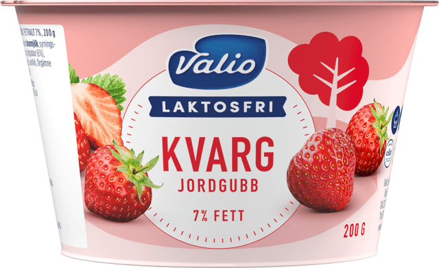 Kvarg Jordgubb Laktosfri 7%