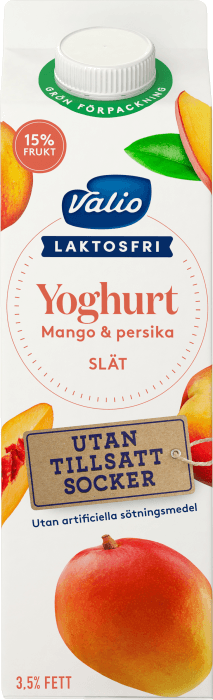 Yoghurt Mango & Persika Laktosfri 3,5%