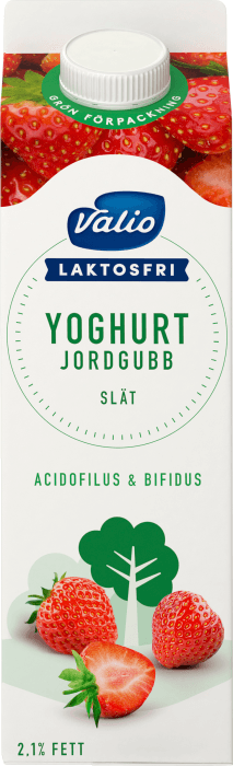 Yoghurt Jordgubb Laktosfri 2,1%