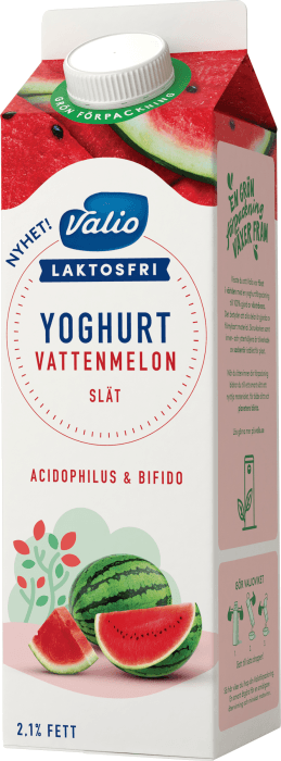 Yoghurt Vattenmelon Slät Laktosfri 2,1%