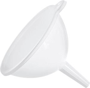 Hushållstratt Plast Vit