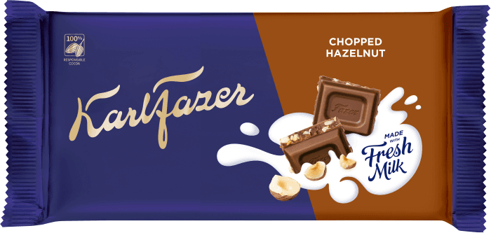 Chokladkaka Hackade Hasselnötter