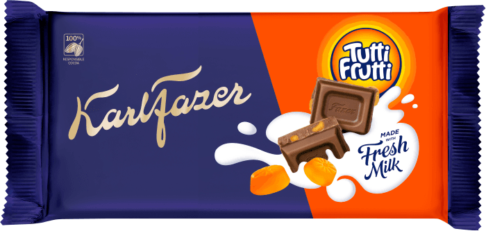 Chokladkaka Tuttifrutti