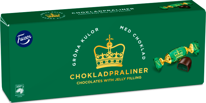 Chokladpraliner Gröna Kulor