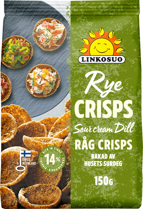 Rågchips Sourcream & Dill