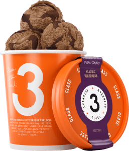 Glass Kladdig kladdkaka