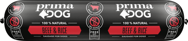 Våtfoder Köttkorv Nöt & Ris