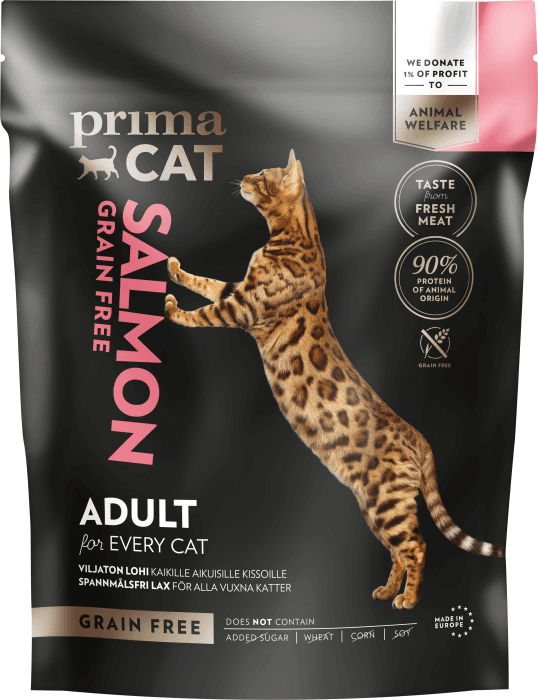 Kattmat Adult Lax Spannmålsfri
