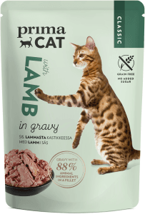 Kattmat Classic lamm i sås