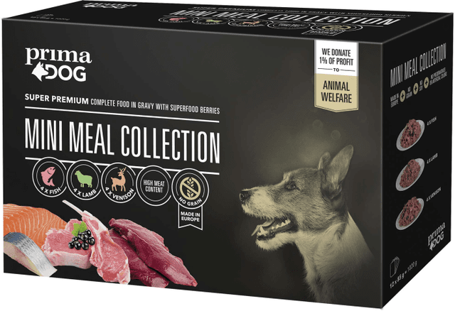 Våtfoder Mini Meal Collection för Hundar 12-p