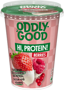 Växtbaserad Proteingurt Berries Glutenfri
