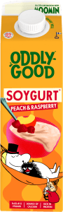 Sojagurt persika & hallon
