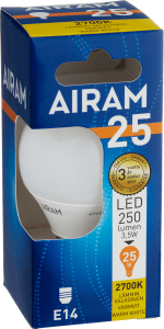 Led Klotlampa 25w E14