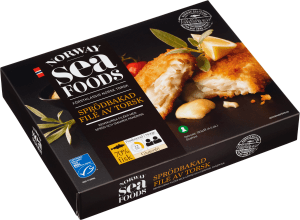 Sprödbakad torskfilé