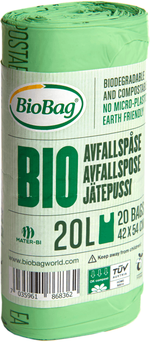 Avfallspåse komposterbar 20p