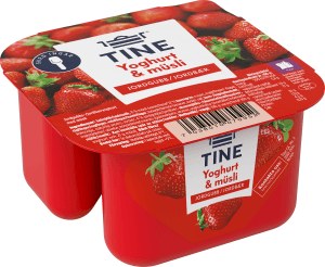 Jordgubb Yoghurt med Müsli 3,4%