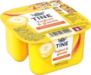 Yoghurt Mango & Banan med granola