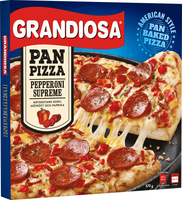 Färdigmat Pan pizza Pepperoni