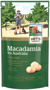 Macadamianötter Osaltade